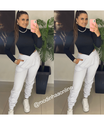 Calça Moletom Paloma Branca I